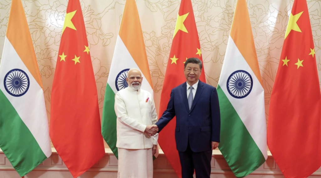 Modi and Xi meeting